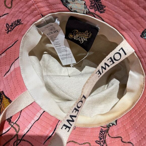 Loewe Coral Bucket Hat with Logo Strap main image 5
